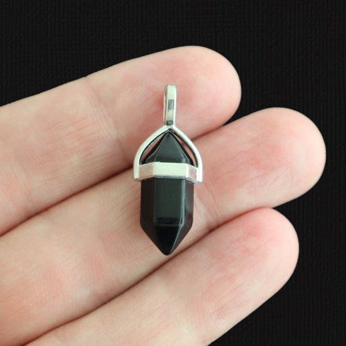 Natural Gemstone Crystal Point Pendant 3D - Choose Your Gemstone!