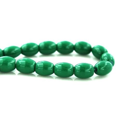 Oval Glass Beads 8mm x 6mm - Choose Your Color - 1 Strand 78 Beads