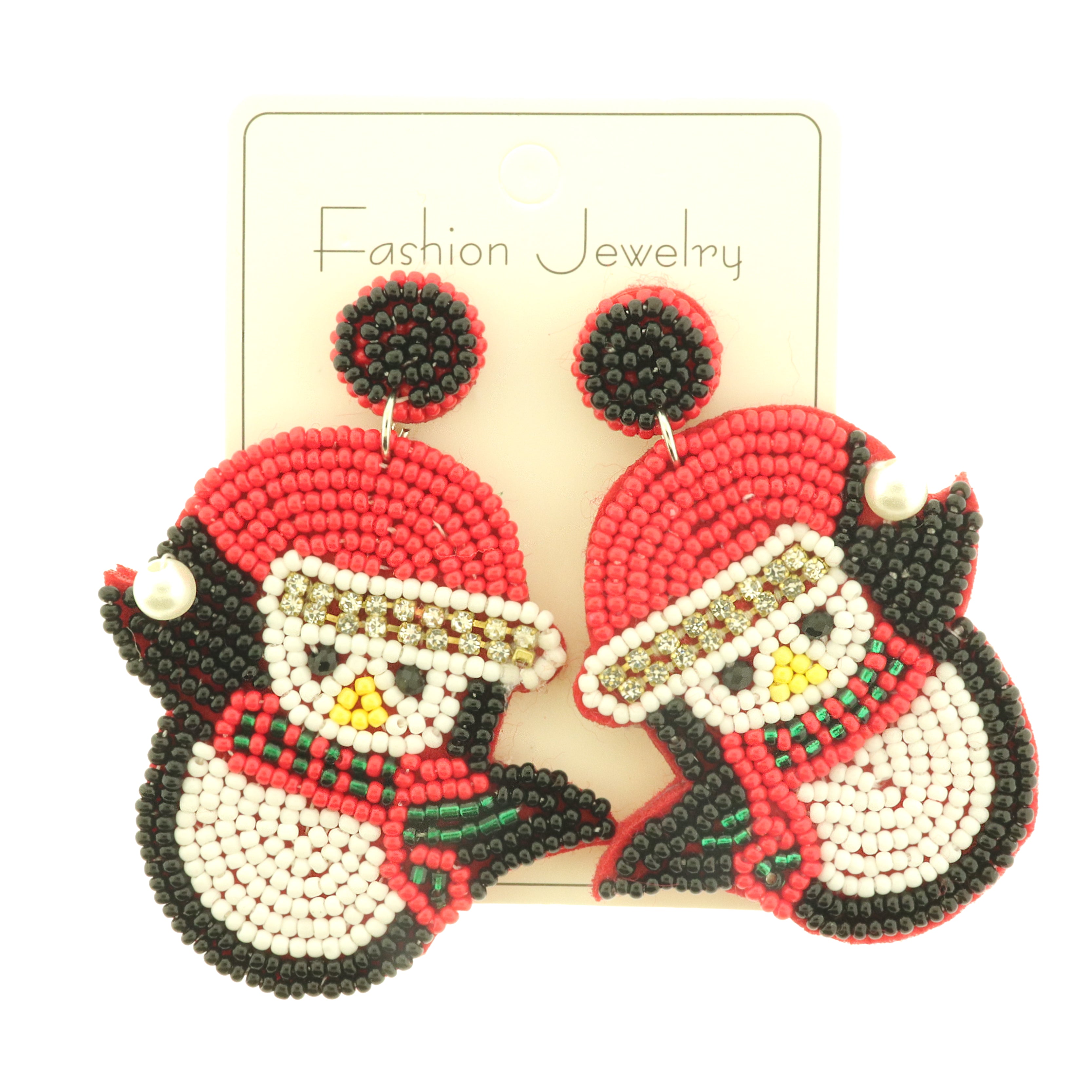 Penguin Seed Bead Earrings - Super Detailed - 1 Pair - ER1037