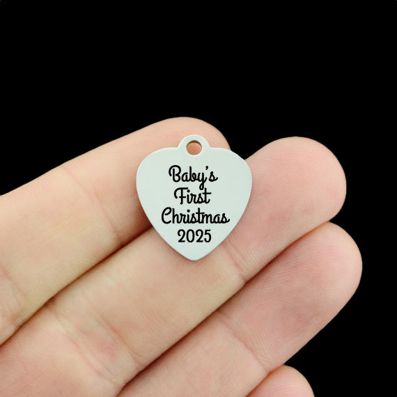 Baby's First Christmas 2025 Stainless Steel Charms - BFS011-5752