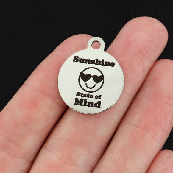 Sunshine State of Mind Stainless Steel Charms - BFS001-8140