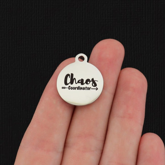 Chaos Coordinator Stainless Steel Charms - BFS001-8156