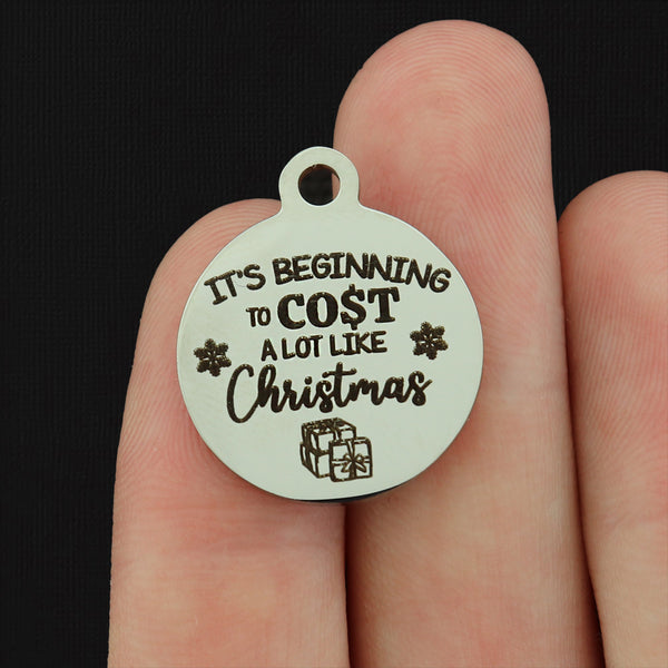 It's beginning to cost a lot like Christmas Stainless Steel Charms - BFS001-8190