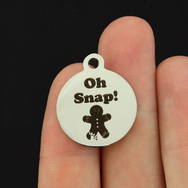 Oh Snap! Stainless Steel Charms - BFS001-8199
