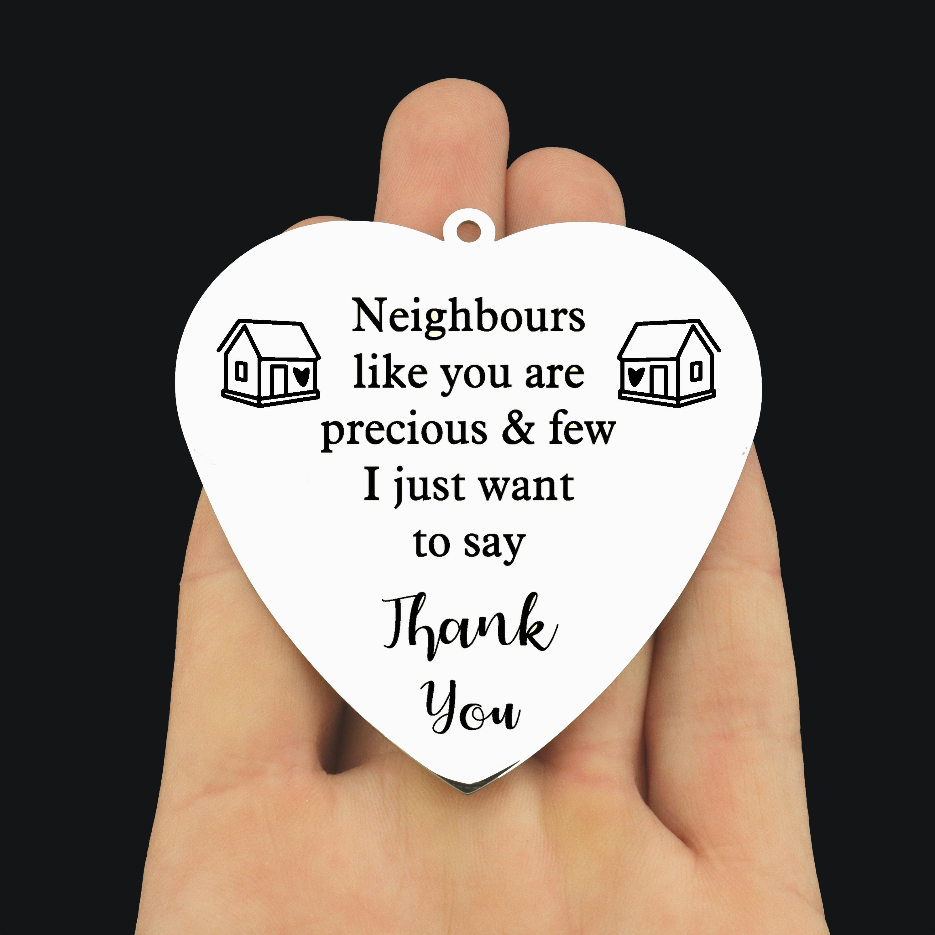 Neighbors Stainless Steel Ornaments - Like You Are Precious and Few