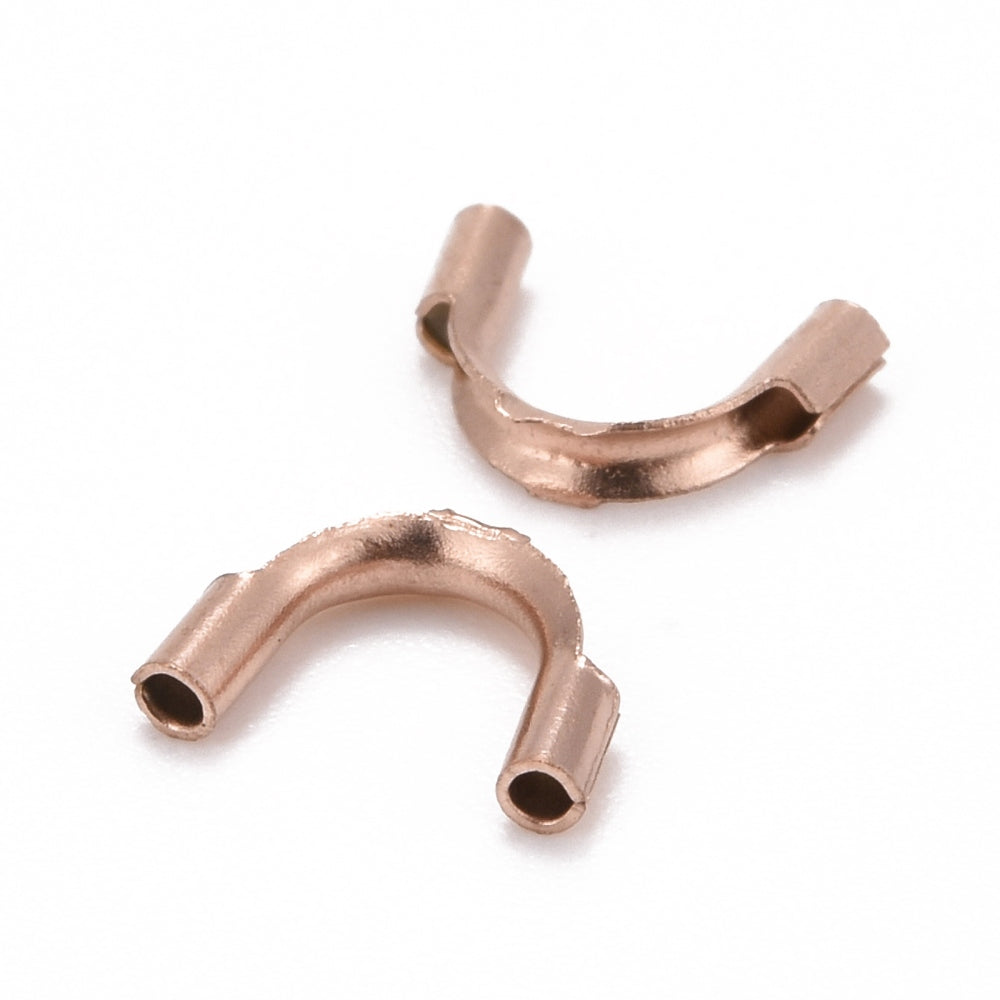 100 protecteurs de fil en laiton doré 4,5 mm Wire Guardian - Z501
