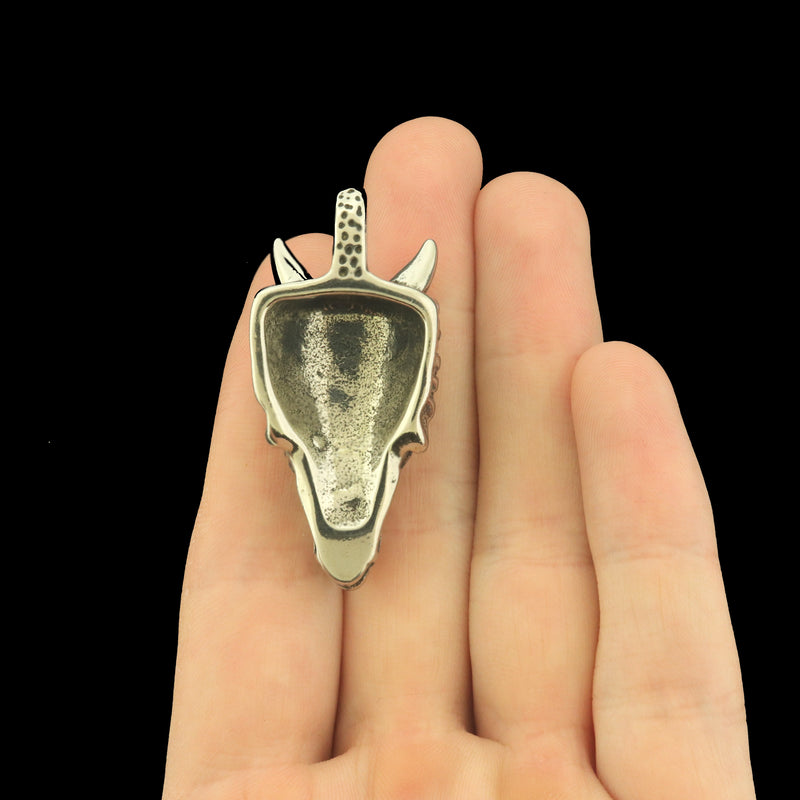 Dragon Head Stainless Steel Charms - 3D - SSP758
