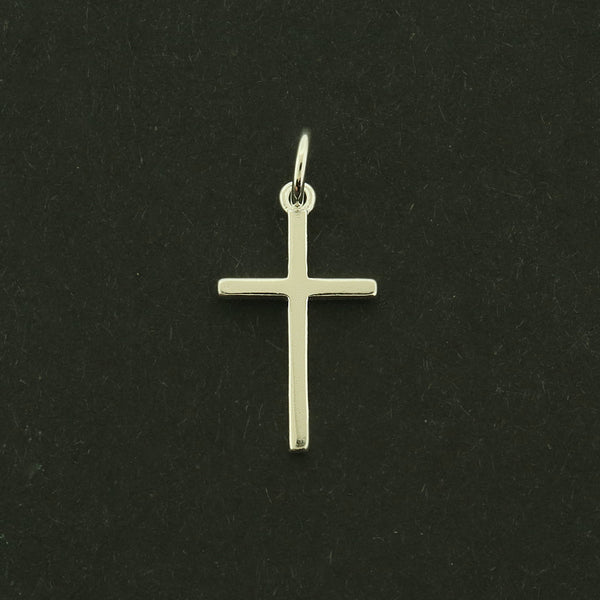 Cross Sterling Silver Charms - Religious Pendant - ST132