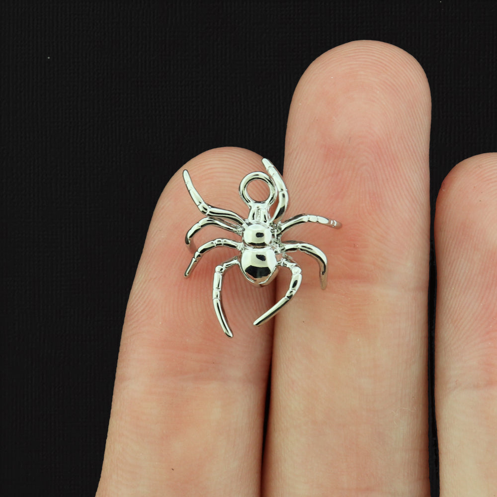Spider Plated Copper Charms 3D - Choose Your Tone