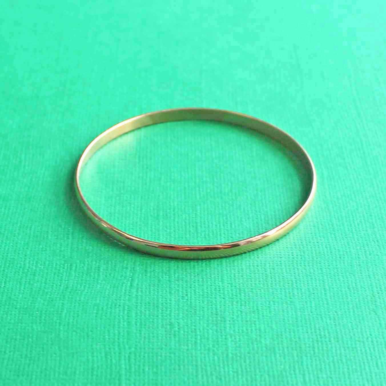 Jonc Acier Inoxydable Doré - 65mm - 1 Jonc - N176