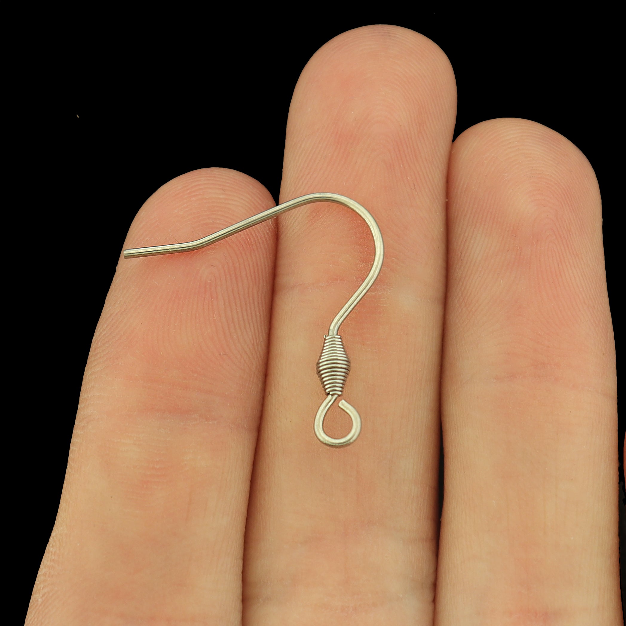 Stainless Steel Earrings - French Style Hooks - 21mm x 18mm - 50 Pieces 25 Pairs - FD621