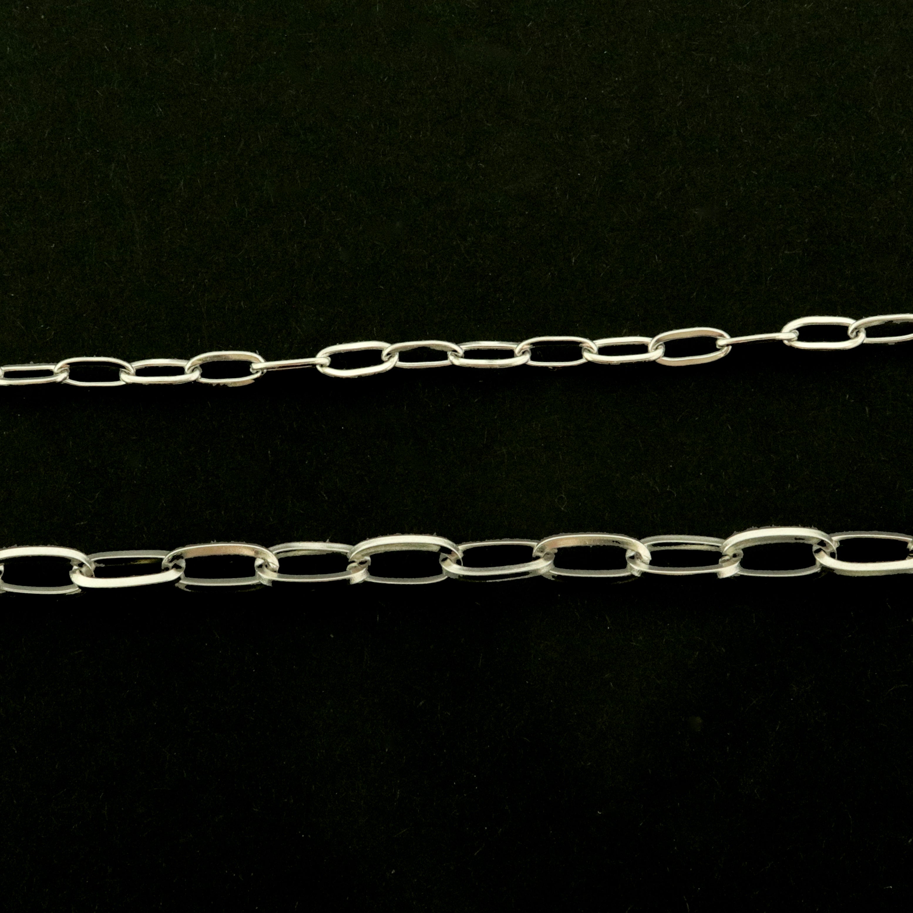 Stainless Steel Paperclip Chain - Per Foot - Choose Your Size!
