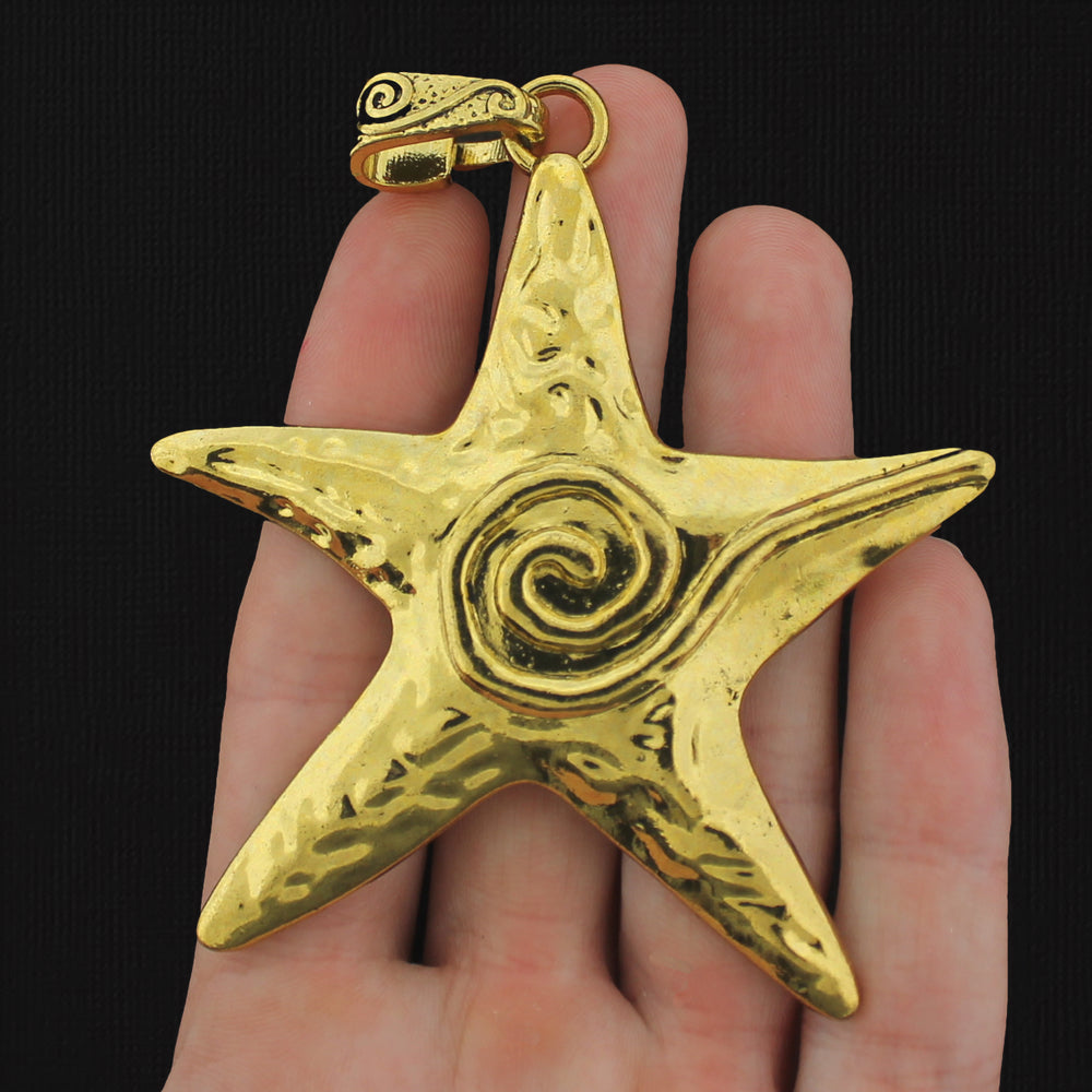 Starfish Antique Silver Tone Charm - Choose Your Tone!