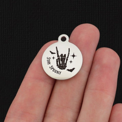 Stay Spooky Stainless Steel Charms - BFS001-8160