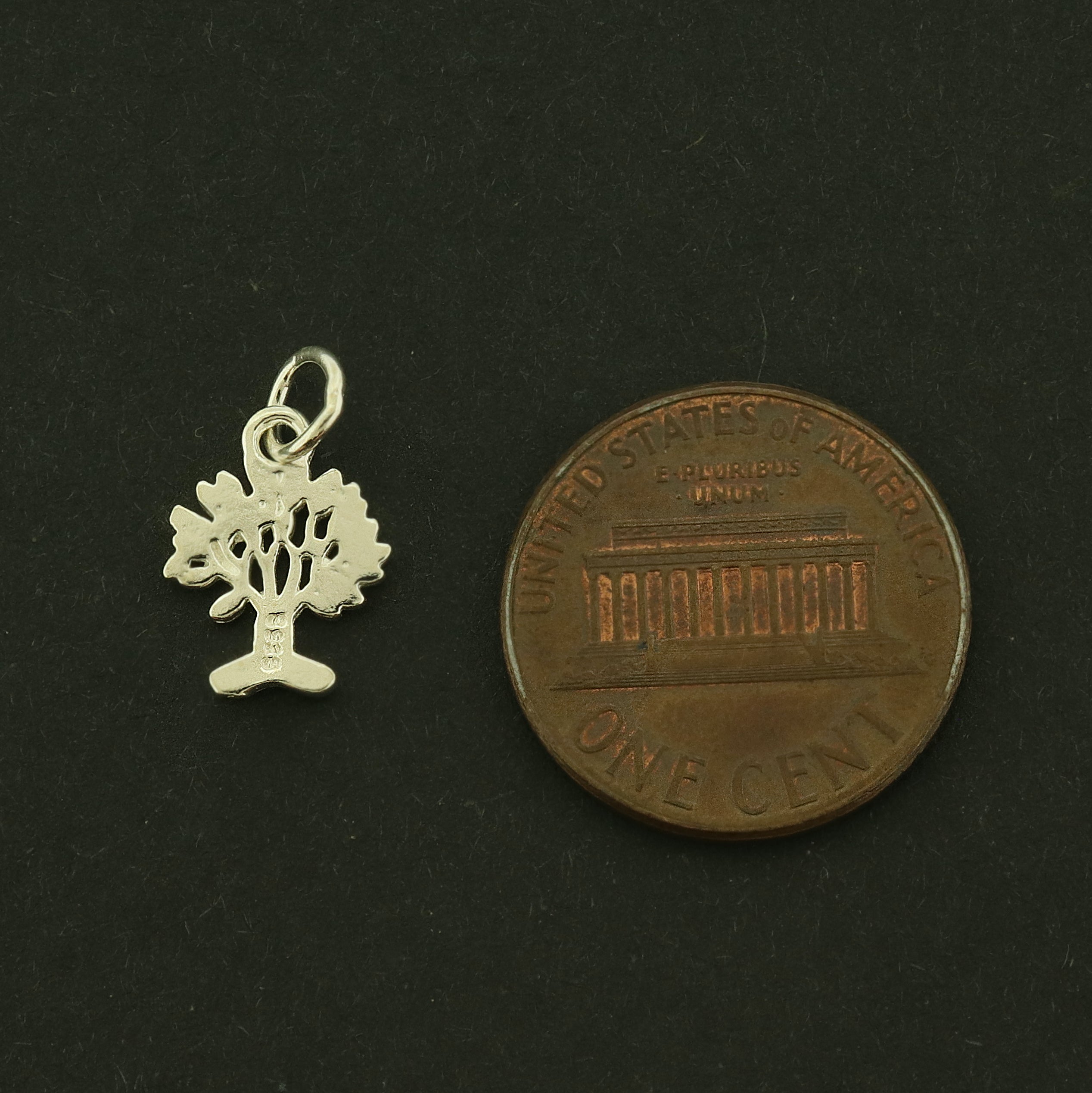 Tree Sterling Silver Charm - Nature Pendant - ST122