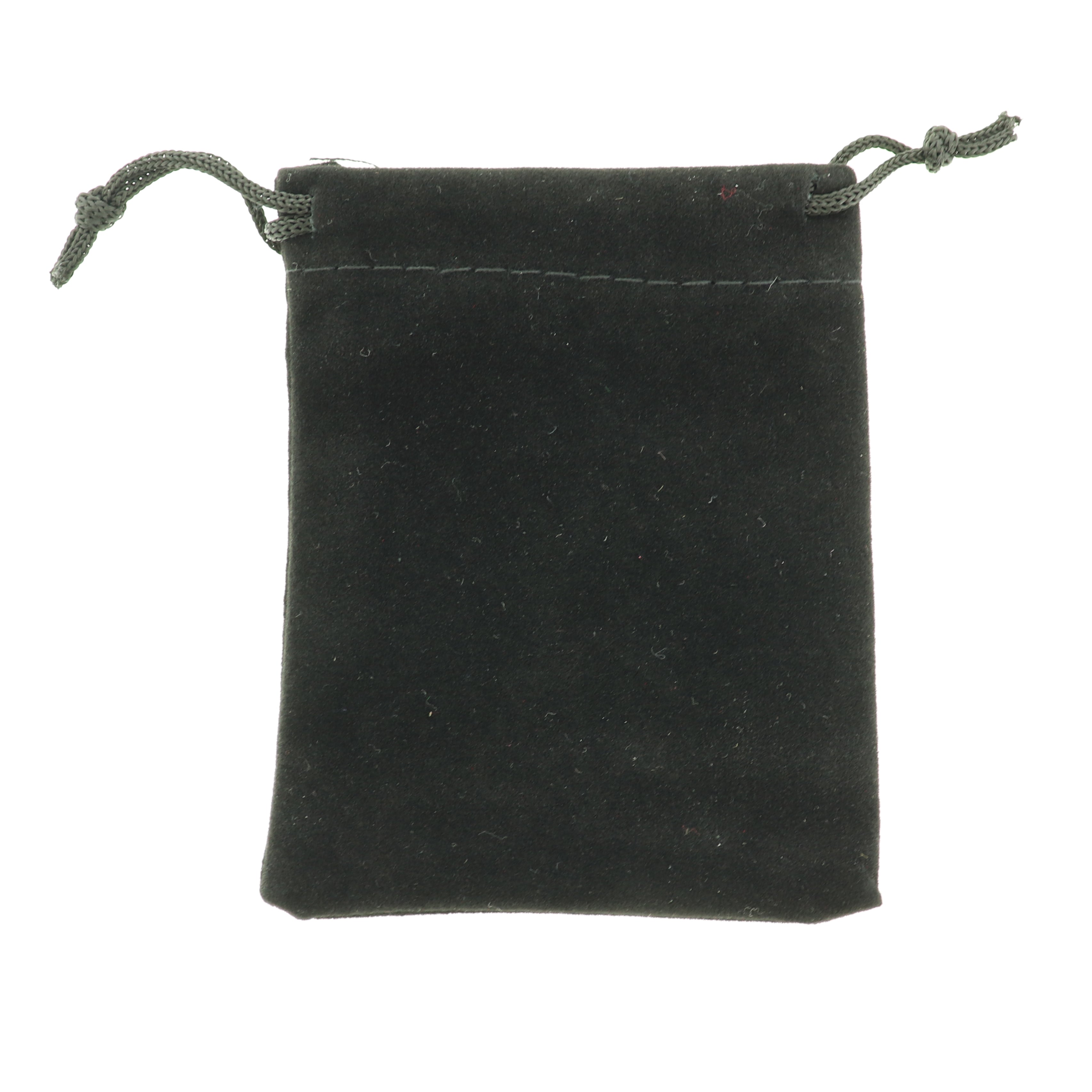 Velvet Drawstring Bag 18cm x 12cm Black with Moon Phase Jewelry Pouch - Choose Your Quantity - TL263