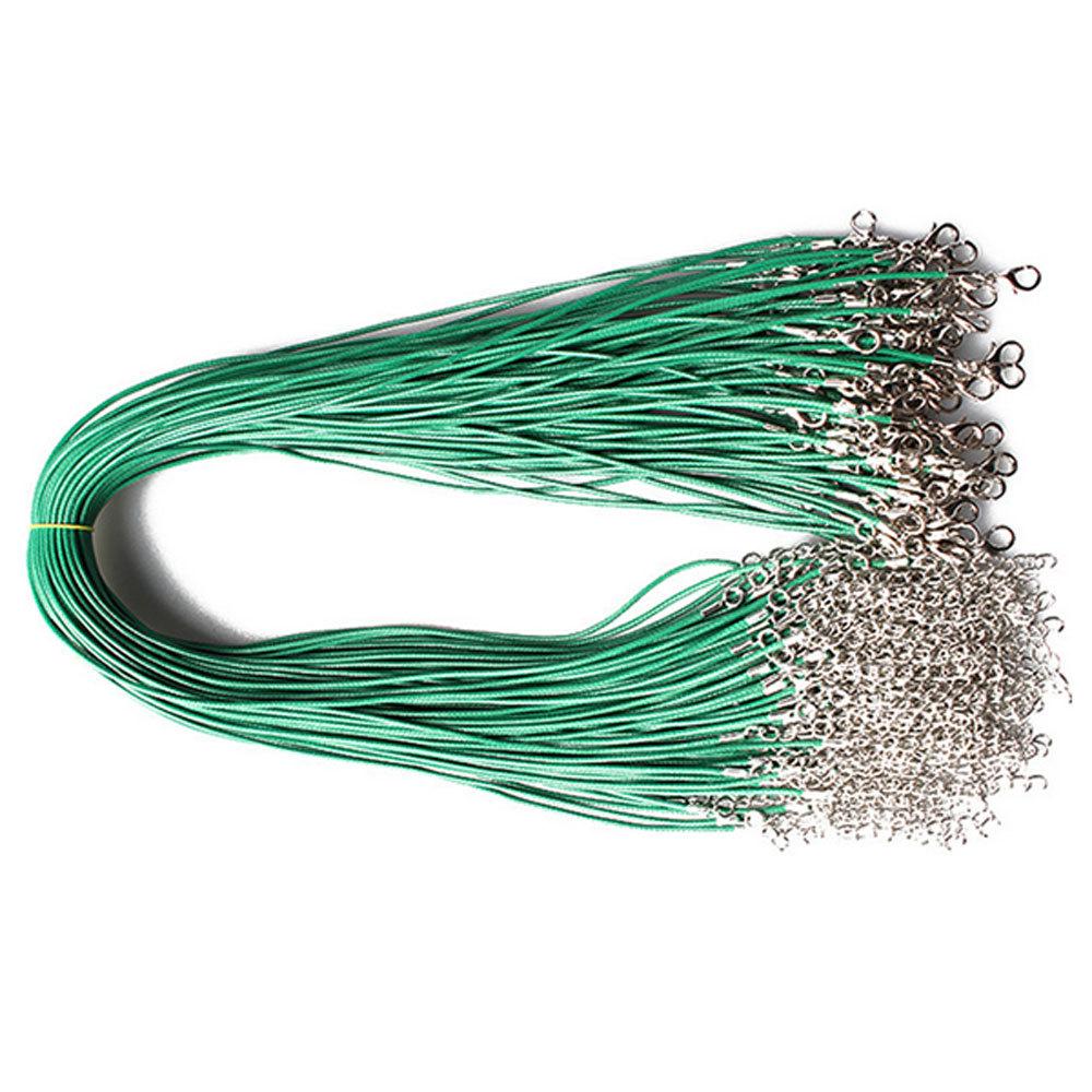 Wax Cord Necklace - 18" Plus Extender - 2mm - Choose Your Color!