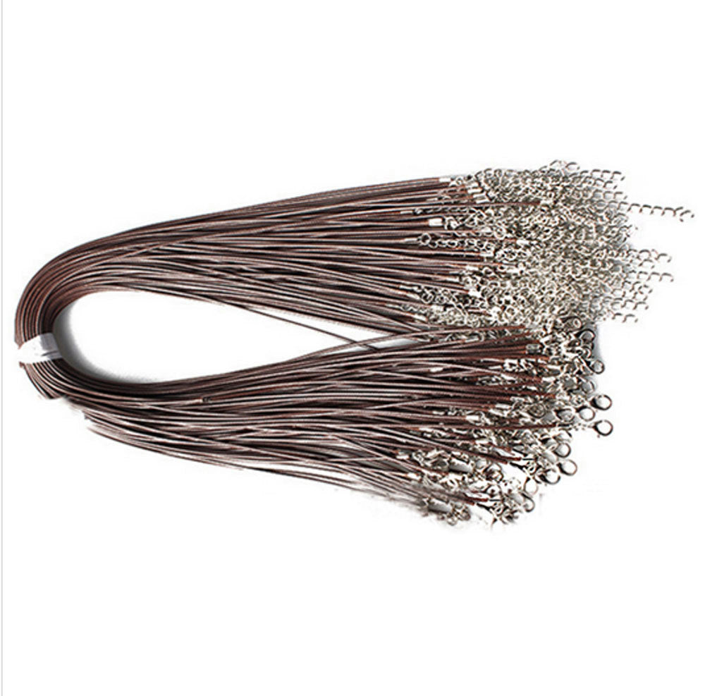 Wax Cord Necklace - 18" Plus Extender - 2mm - Choose Your Color!