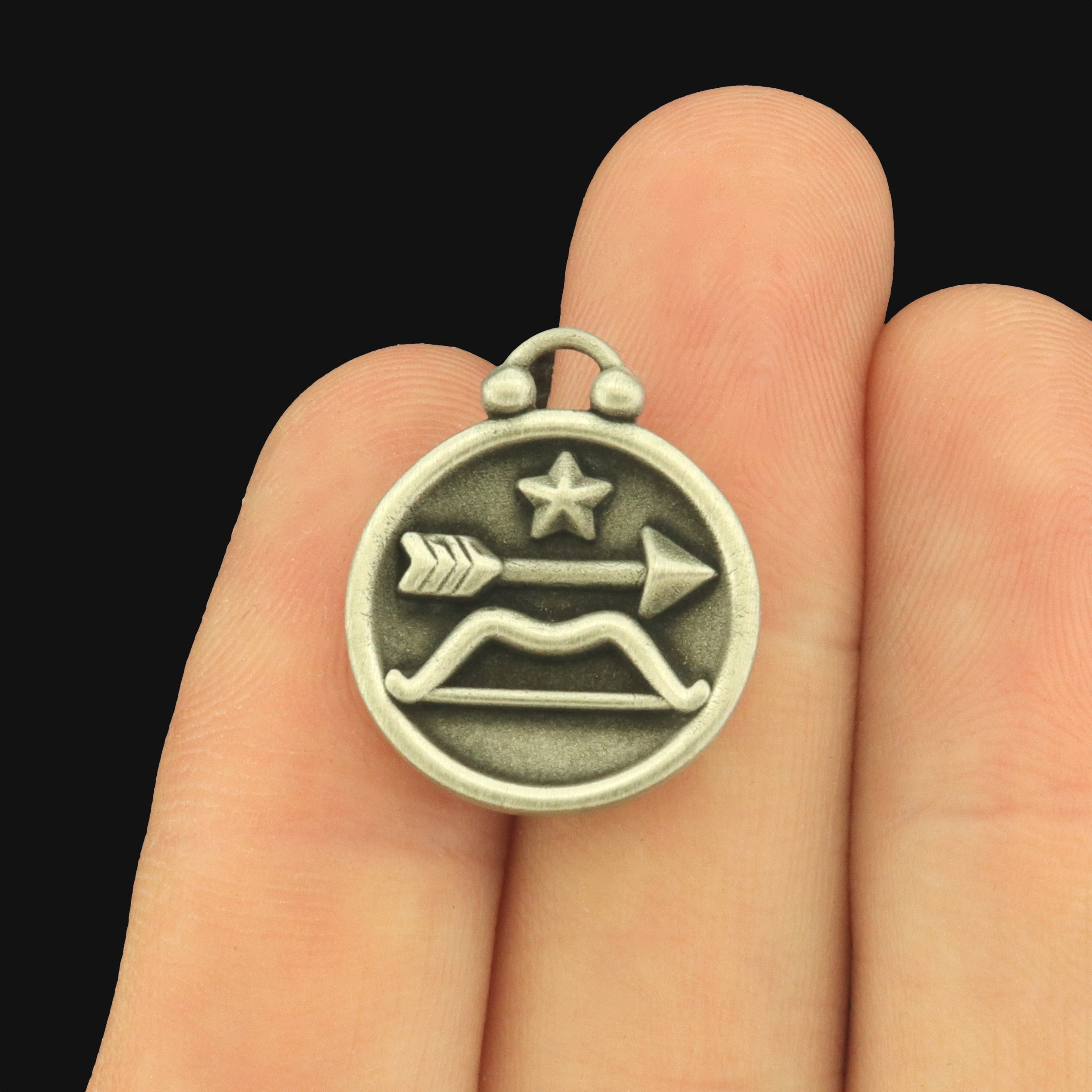 Zodiac Symbol Stainless Steel Charms - Choose Your Tone & Sign!