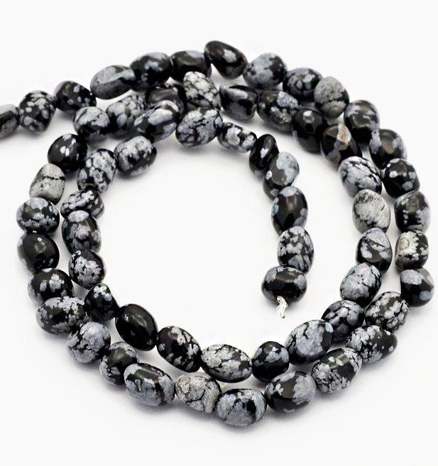 Nugget Natural Gemstone Beads - 6mm - 1 Strand 58 Beads - Choose Your Gemstone!