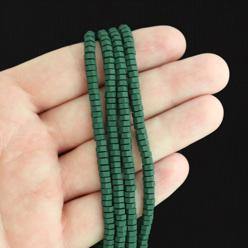 Octagon Hematite Beads - 5mm - 1 Strand 180 Beads - Choose Your Color!