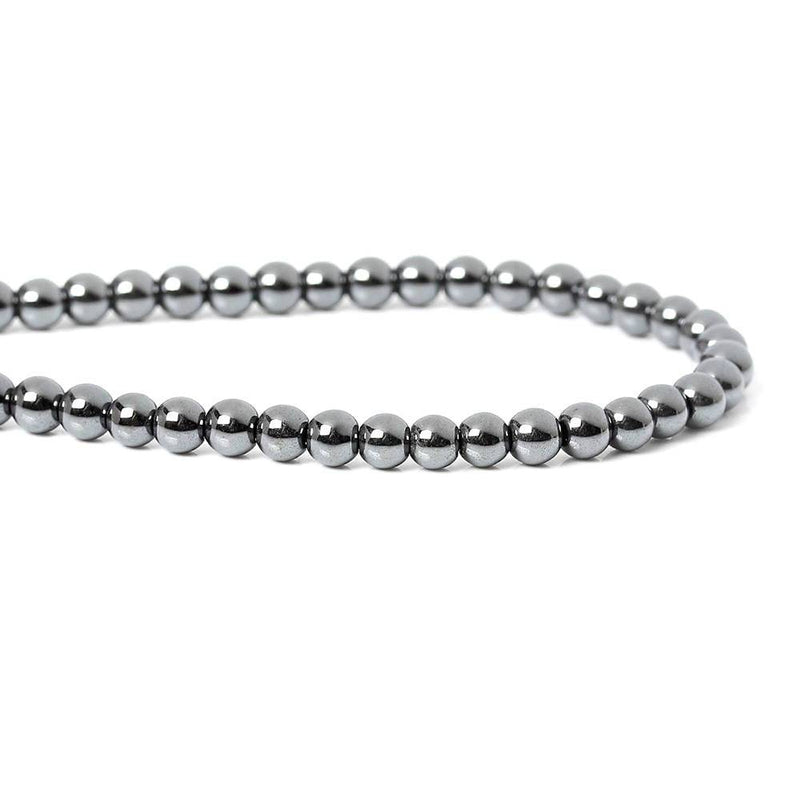 Round Hematite Beads - 4mm - 1 Strand 100 Beads - Choose Your Color!