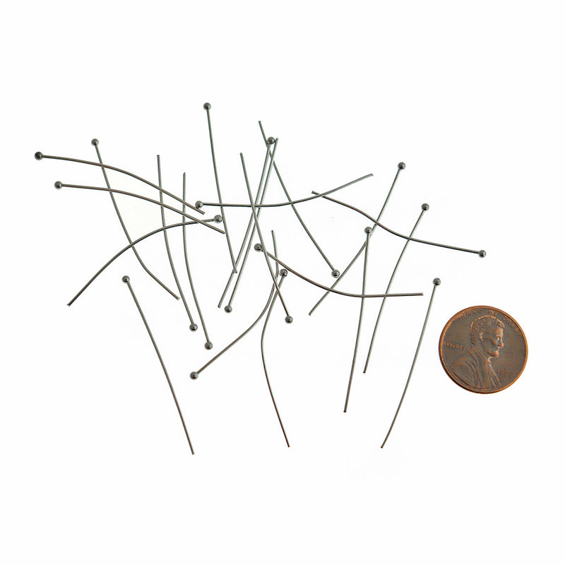Stainless Steel Ball Head Pins - 40mm - 100 Pieces - PIN076