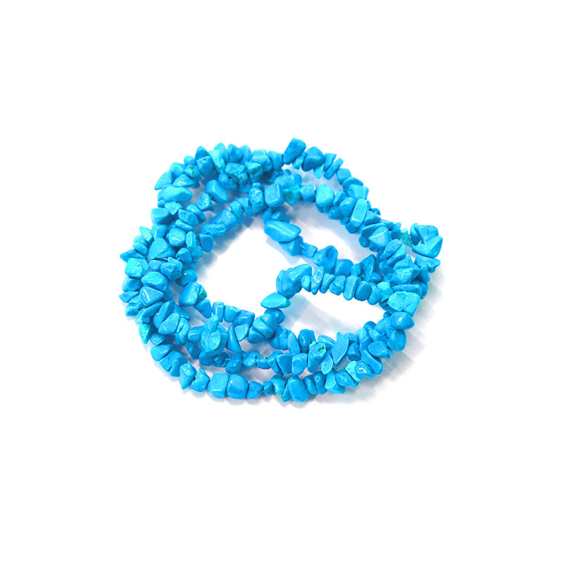 Imitation Gemstone Beads 4mm - 14mm - Turquoise - 1 Strand 185 Beads - BD394