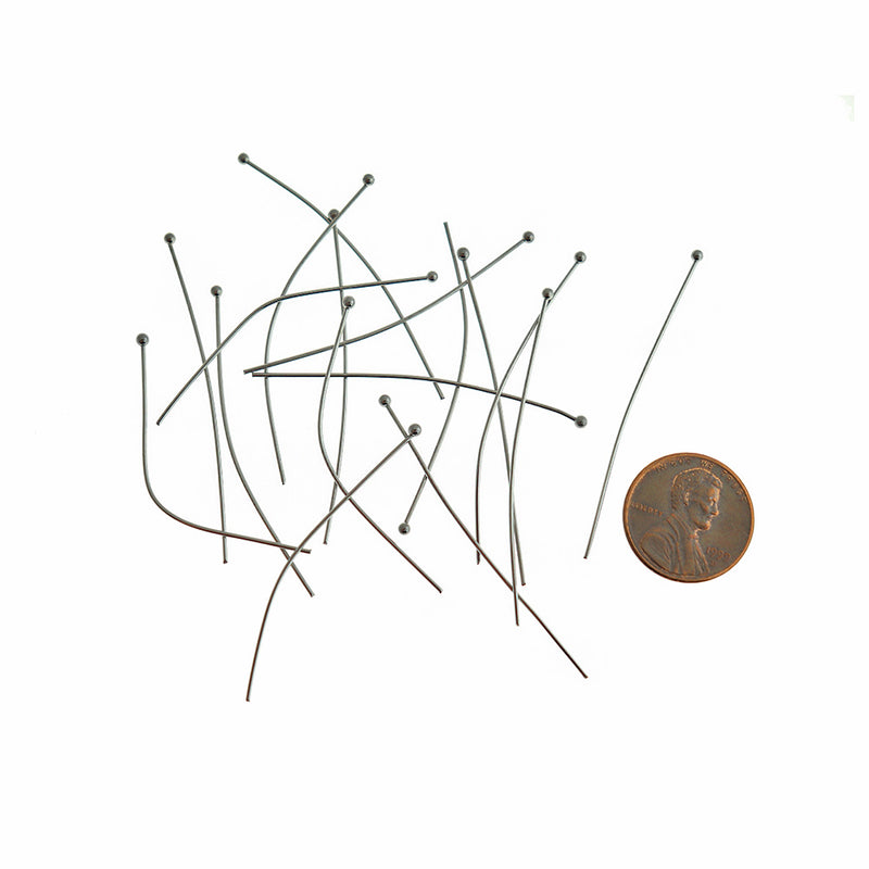 Stainless Steel Ball Head Pins - 50mm - 100 Pieces - PIN075