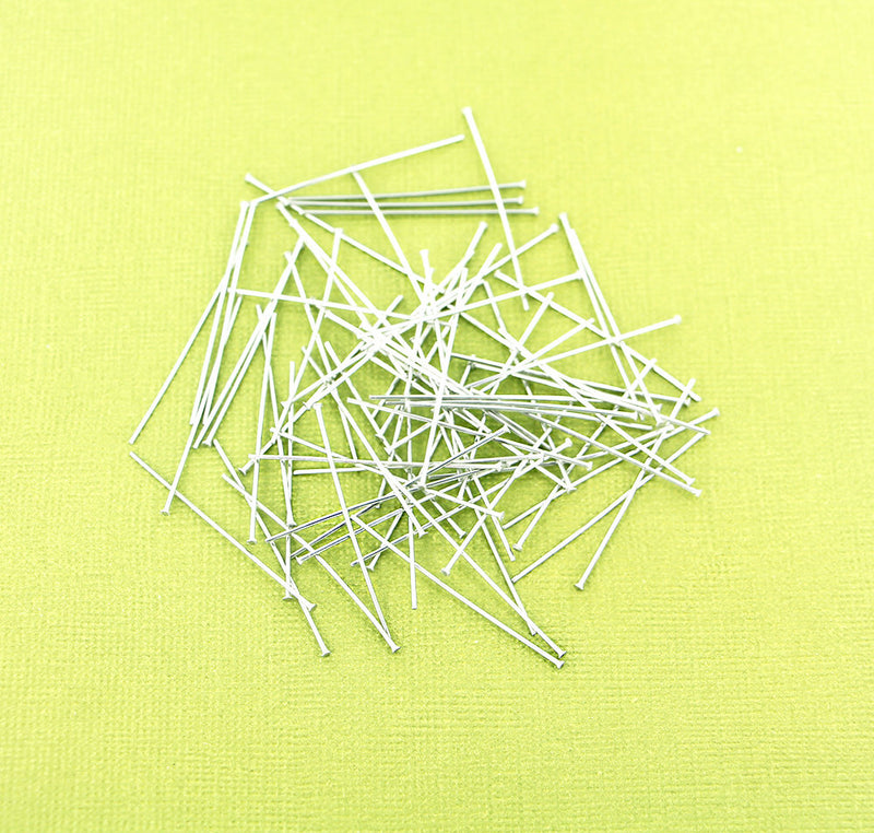 Stainless Steel Flat Head Pins - 35mm - 50 Pieces - PIN52