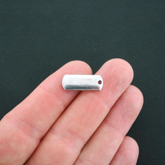 10 belles breloques argentées antiques - SC935