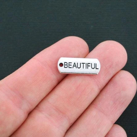 10 belles breloques argentées antiques - SC935