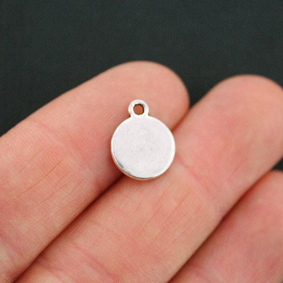 10 breloques argentées antiques Best Friend - SC5384