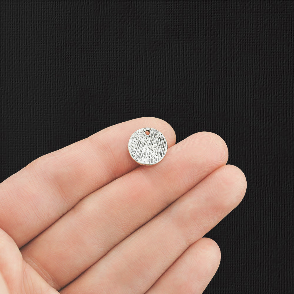 10 Cactus Antique Silver Tone Charms - SC1924