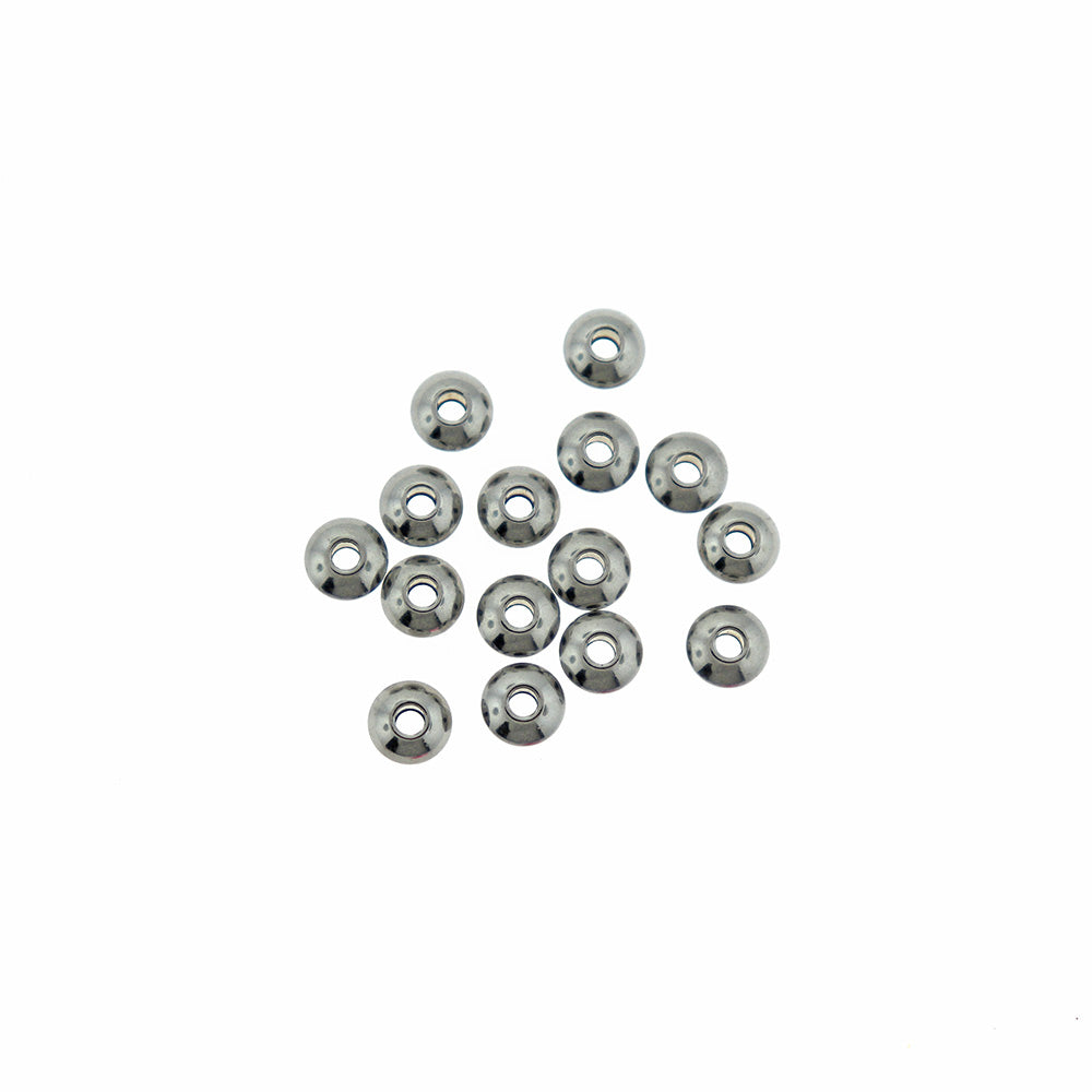 10 Perles entretoises rondelles en acier inoxydable - Choisissez votre taille !