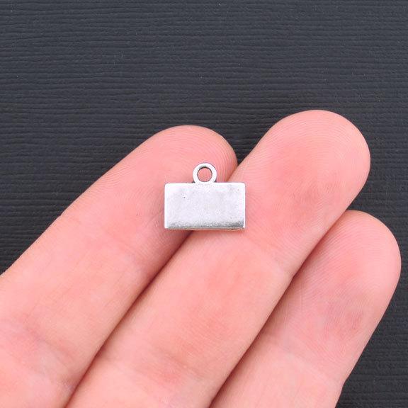 10 Wish Antique Silver Tone Charms - SC799