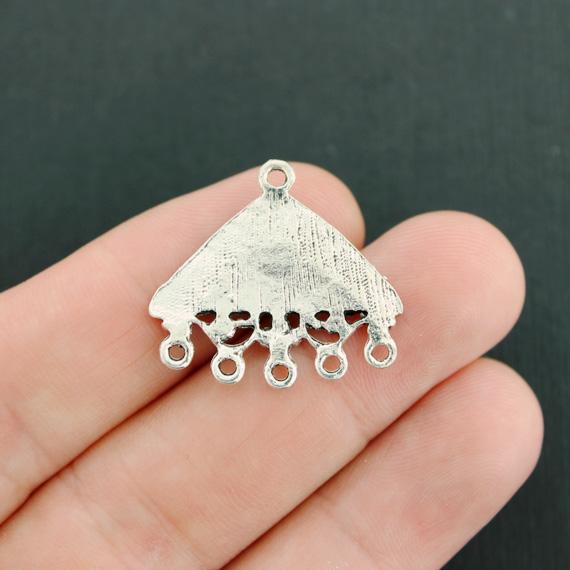 10 breloques de ton argent antique de connecteur de lustre - SC2233