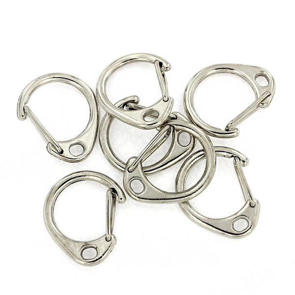 Silver Tone Lobster Clasps 26mm x 20mm - 10 Clasps - FD596