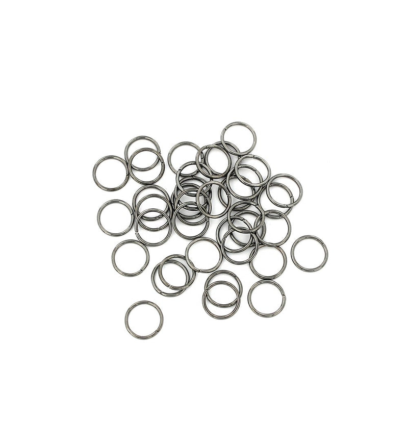 Anneaux de saut ton bronze 10 mm x 1 mm - Calibre 18 ouvert - 100 anneaux - J170