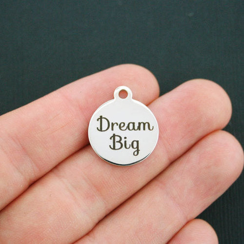 Dream Big Stainless Steel Charms - BFS001-0102