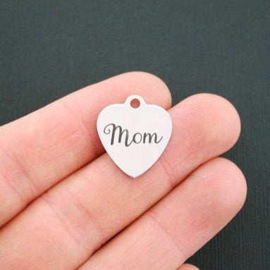 Mom Stainless Steel Charms - BFS011-1095