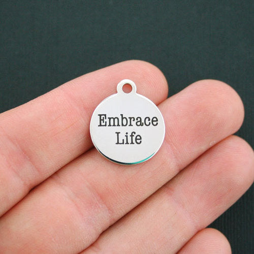 Embrace Life Stainless Steel Charms - BFS001-0109