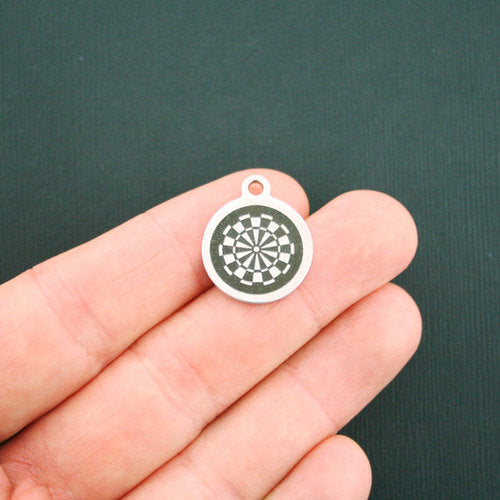 Dartboard Stainless Steel Charms - BFS001-1148