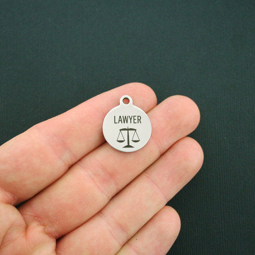 Lawyer Stainless Steel Charms - BFS001-1179