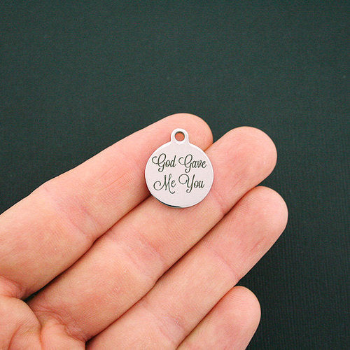 God Stainless Steel Charms - Gave Me You - BFS001-1194