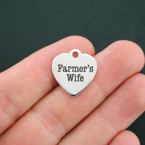 Farmer's Wife Stainless Steel Charms - BFS011-0119