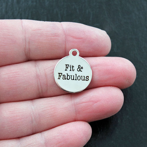 Fit & Fabulous Stainless Steel Charms - BFS001-0124