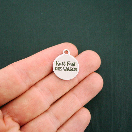 Knit Fast Stainless Steel Charms - Die warm - BFS001-1316