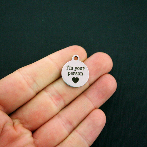 I'm your person Stainless Steel Charms - BFS001-1364