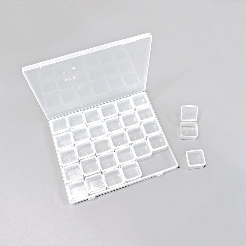 Contenant de rangement en plastique - 30 compartiments amovibles - TL092